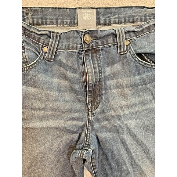 Men's Rock & Republic Denim Blue Jeans Size 38 x 32 Henlee 5 Pocket Design - Picture 2 of 16